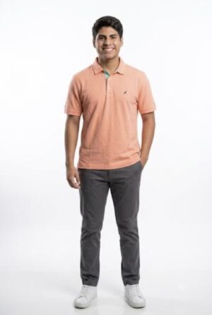 Polo Nautica elegante Hombre naranja L Polo Nautica elegante Hombre naranja L